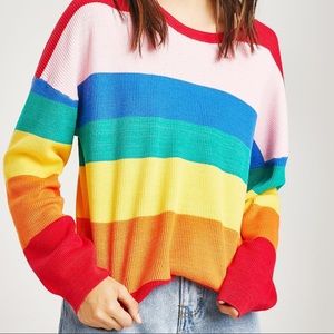 Multicolored Long Sleeve Sweater